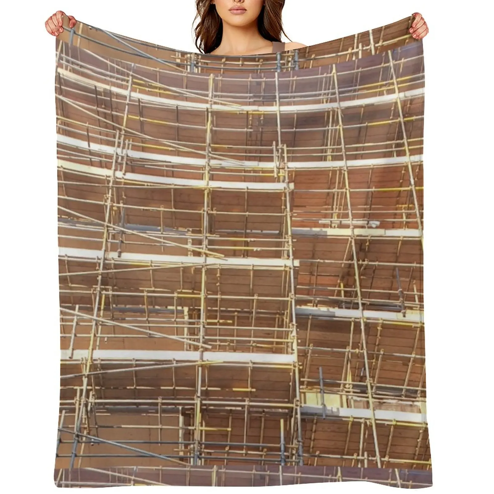 

Light Scaffolding Throw Blanket Picnic anime halloween Stuffeds Blankets