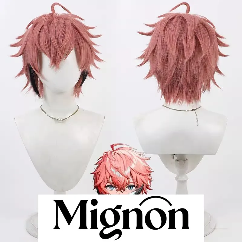 

VTuber Akabune Shiro парик для косплея черные блики рваные корни подарок на Хэллоуин