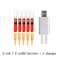 red and 2 battery