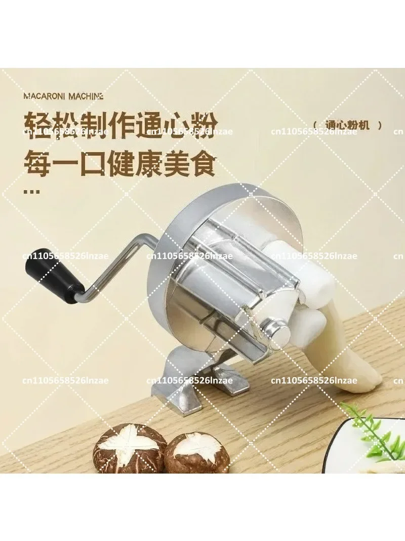 Manual Hand Crank Pasta Maker Noodle Machine - Kitchen Cooking Tool for Homemade Spaghetti And Macaroni