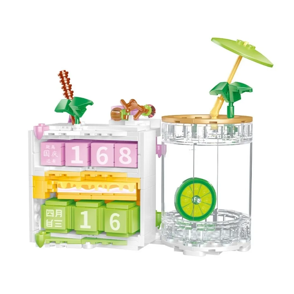 

Creative DIY Building Block Calendar Educational Sets Favors Calendar Building Brick Building Block Birthday Gift