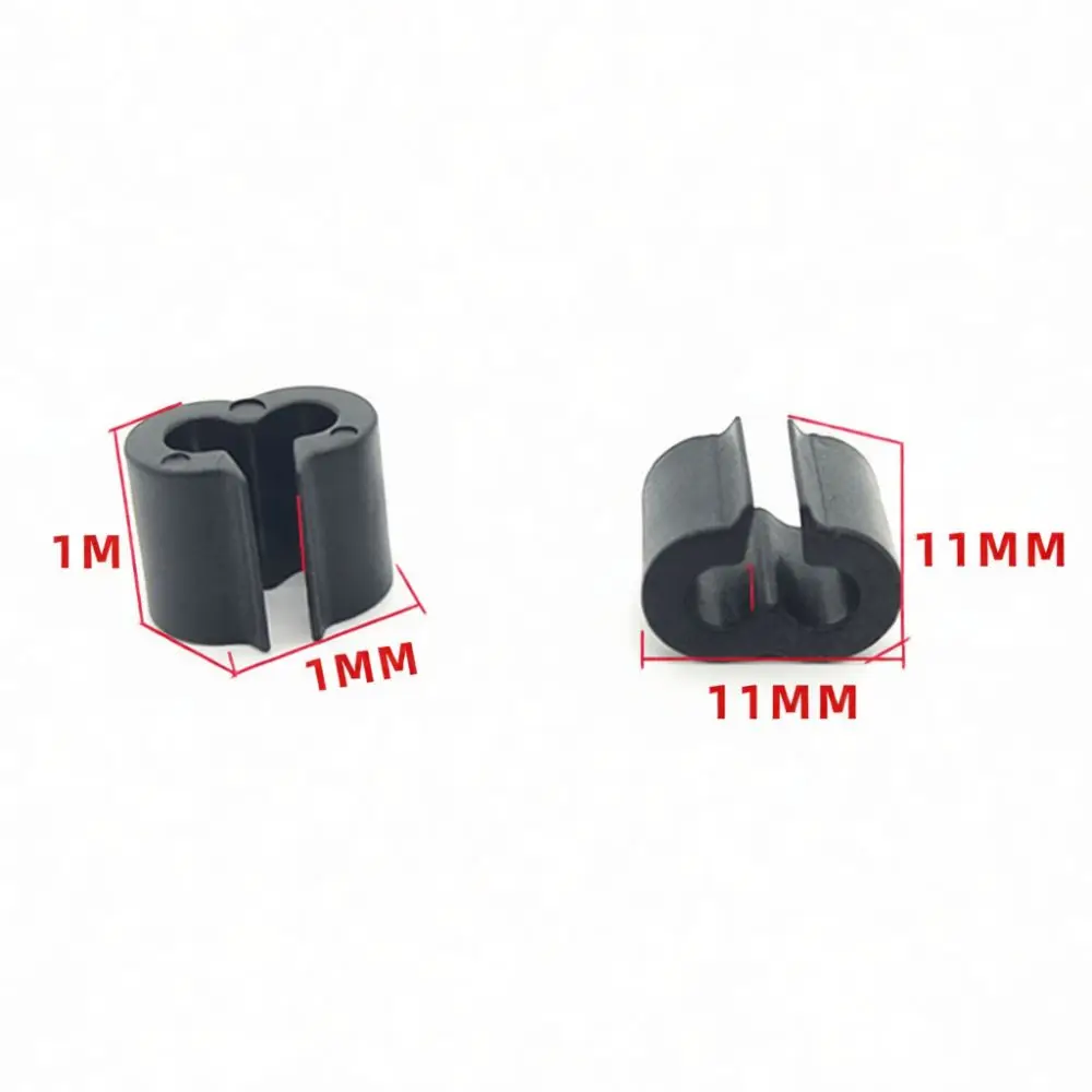 Grid Wire Fastener Buckle 4mm 5mm Plastic Connector For Industrial Hardware Rack Shelf Layout Fixing Component Tool