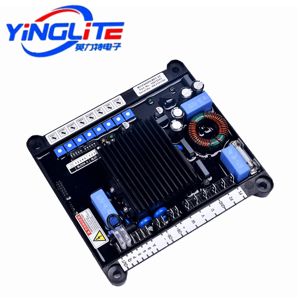 Marelli Generator AVR M31FA600A Automatic Voltage Regulator MEC-20 AVR Module Power Adjustable Stabilizer