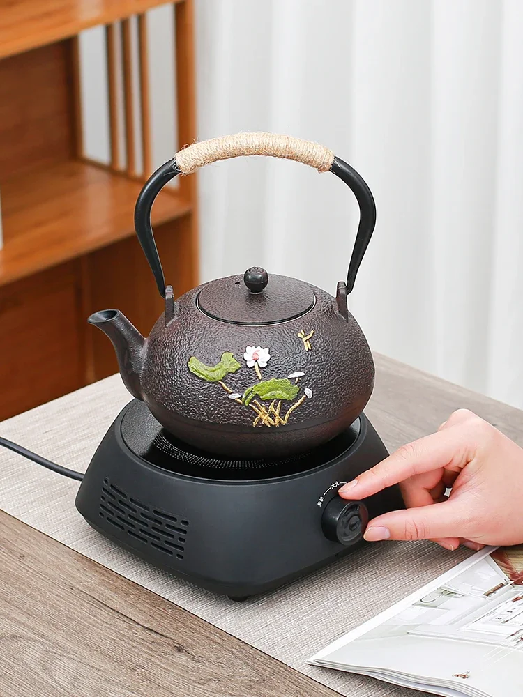 A new type of household tea maker, electric pottery stove, tea brewing kettle, cast iron health single pot