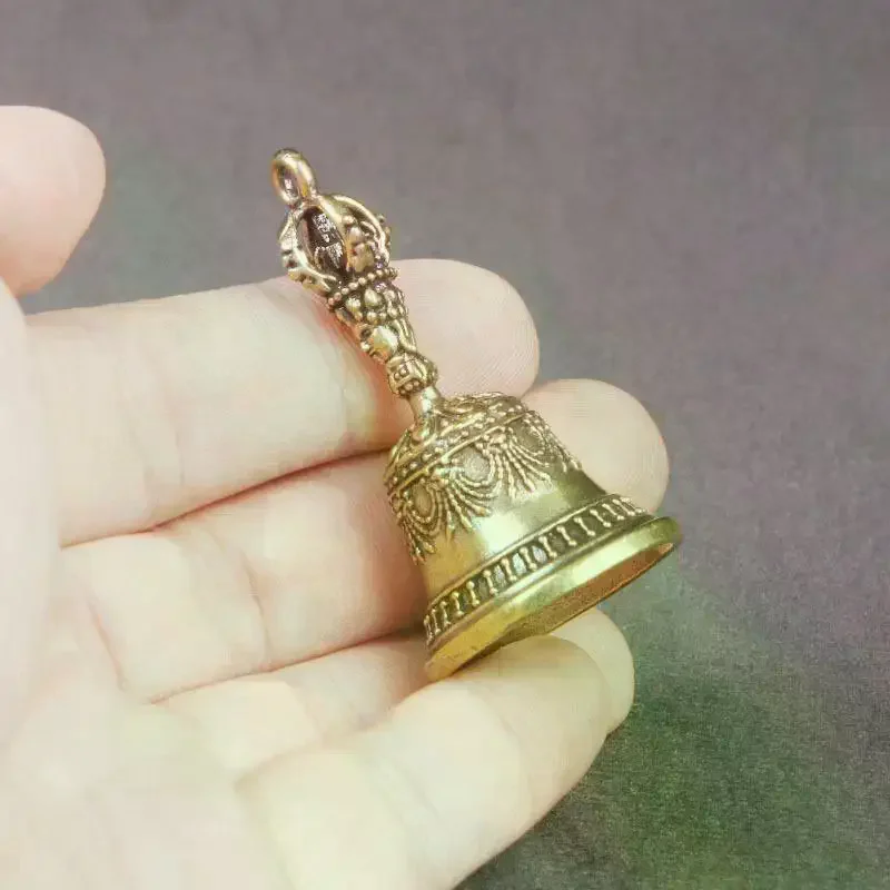 Christmas Bronze Bell Creative Gift Home Decoration Accessories Brass Handicraft Die-casting Drop Bell Key Car Button Wind Bell