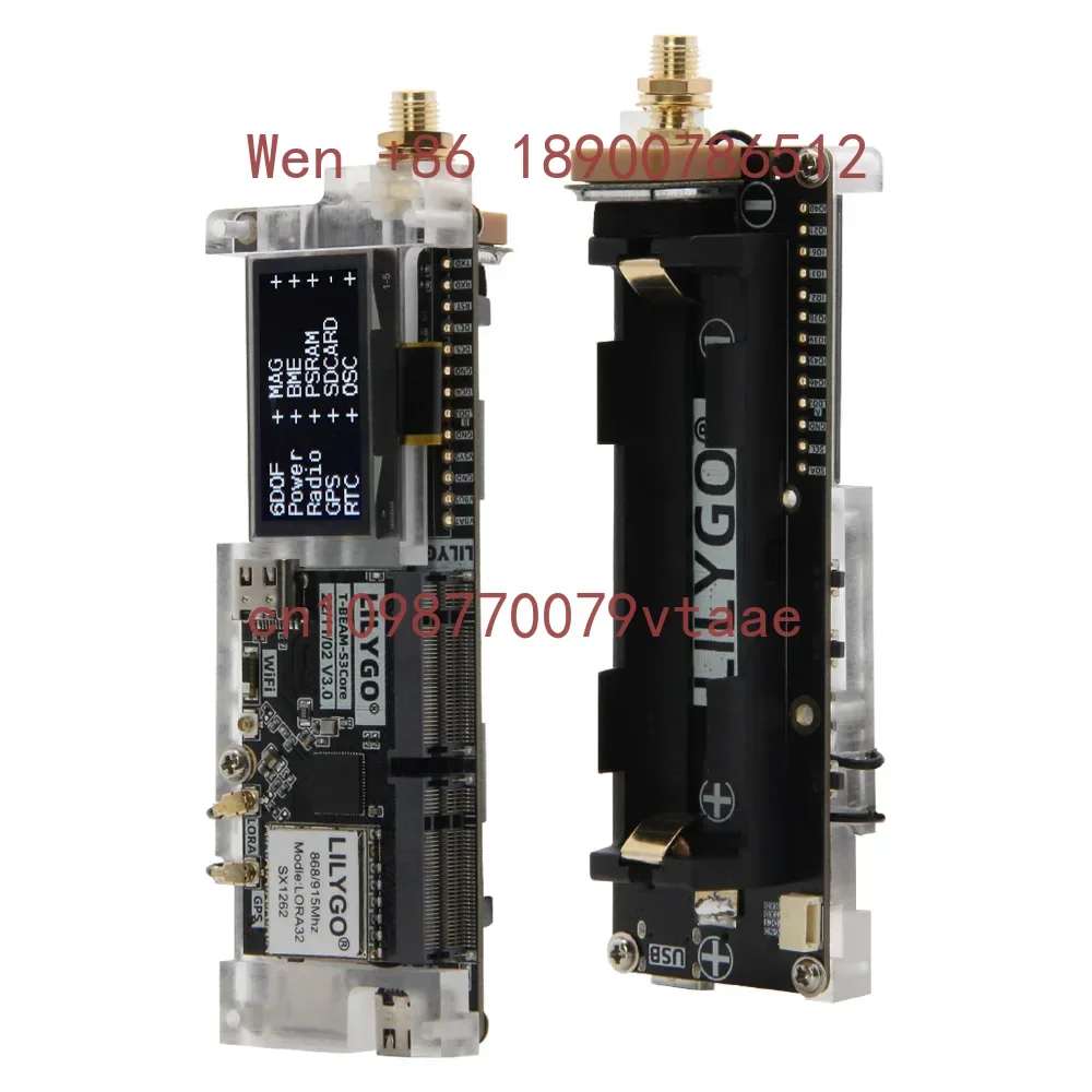 LILYGO SoftRF T-BeamSUPREME ESP32-S3 Development Board U-blox L76K WiFi Bluetooth 1.3inch OLED Module 433/868/915MHz GPS LoRa