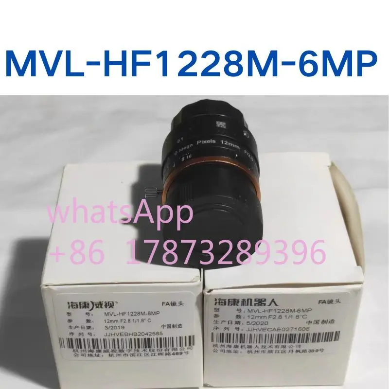 New 6 million pixel lens 12mm MVL-HF1228M-6MP  Quick Shipping