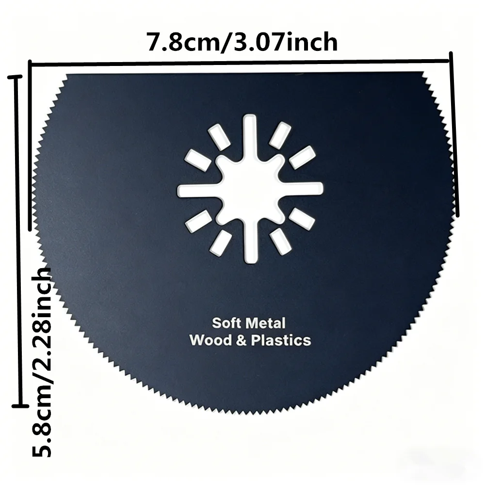 1 Piece of Carbide Oscillating Blade, a Multi-Purpose Blade Suitable for Wood, Plastic, Hard Materials, and Soft Metals