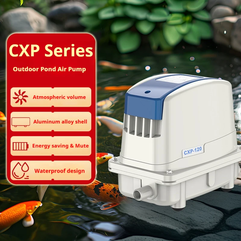 Heavy-Duty 30W to 60W Aerator Pump for Large-Scale Outdoor Aquaculture Wholesale for Large Outdoor Fish Ponds