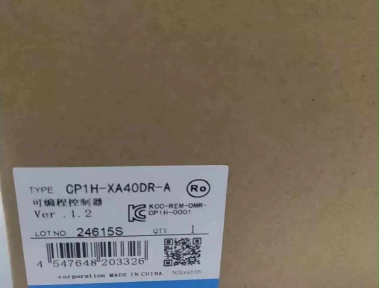 New PLC Programmable Controller CP1H-XA40DR-A/CP1H-XA40DT-D/X40DT