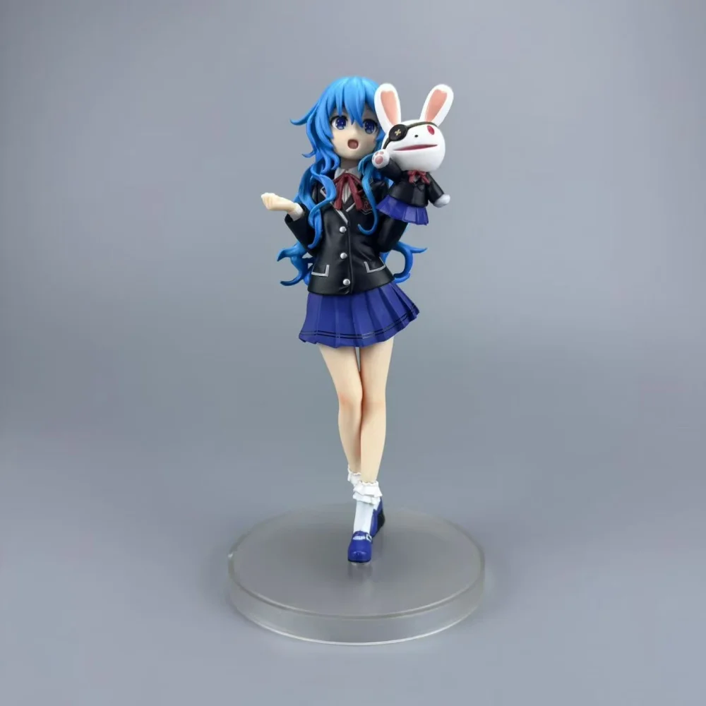 

Anime Date A Live Yoshino Hermit School Uniform PVC Action Figure Collectible Model Doll Toy 19CM