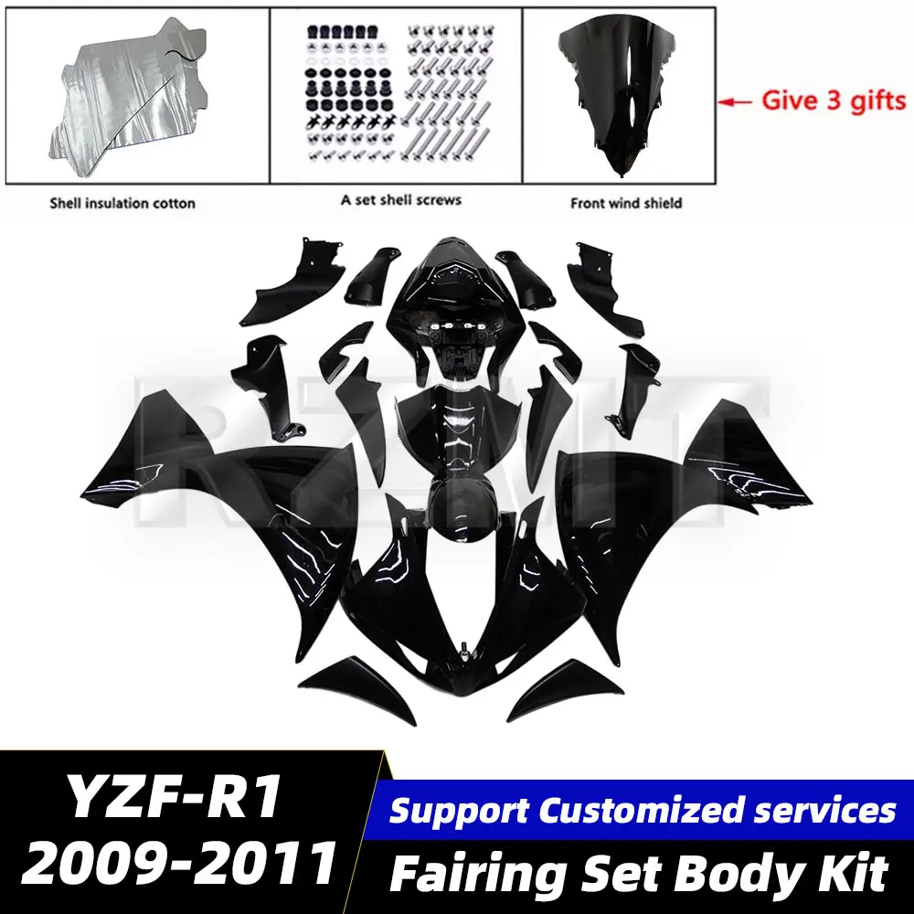

Motorcycle Fairings Set For YAMAHA YZF-R1 2009-2011 ABS Plastic Body Kit Bodywork Set Shell Injection YZFR1 09-11 Y1009-103a