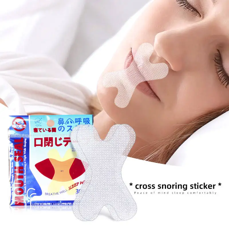 30/60/150/300pcs Mouth Tape for Sleeping, Anti Snoring Patch Sleeping Nasal Sticker Better Breath Snoring Aid Device for Less