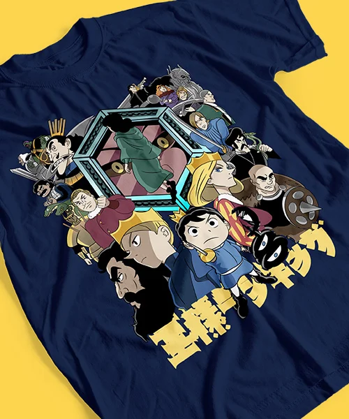 T-shirt for Anime Ousama Ranking Bojji y Kage