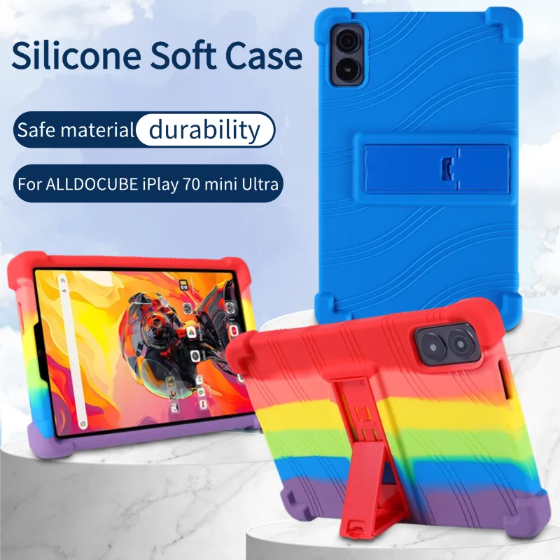 

For ALLDOCUBE iPlay 70 mini Ultra 8.8'' tablet case Shockproof anti drop thick silicone cover Child friendly soft shell