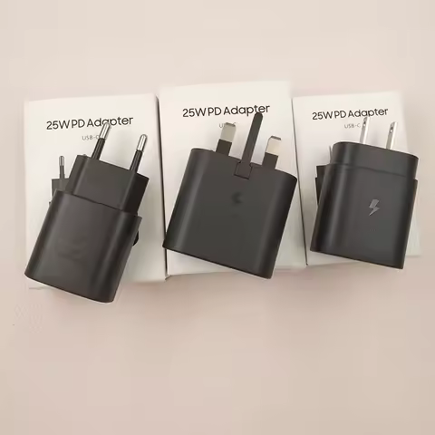 Samsung Galaxy Tab S9+ S10+ A16 5G Super Fast Charger 25W USB C PD Wall Power EU/US/UK Adapter For Galaxy S24 S23 S22 S21 S20 FE