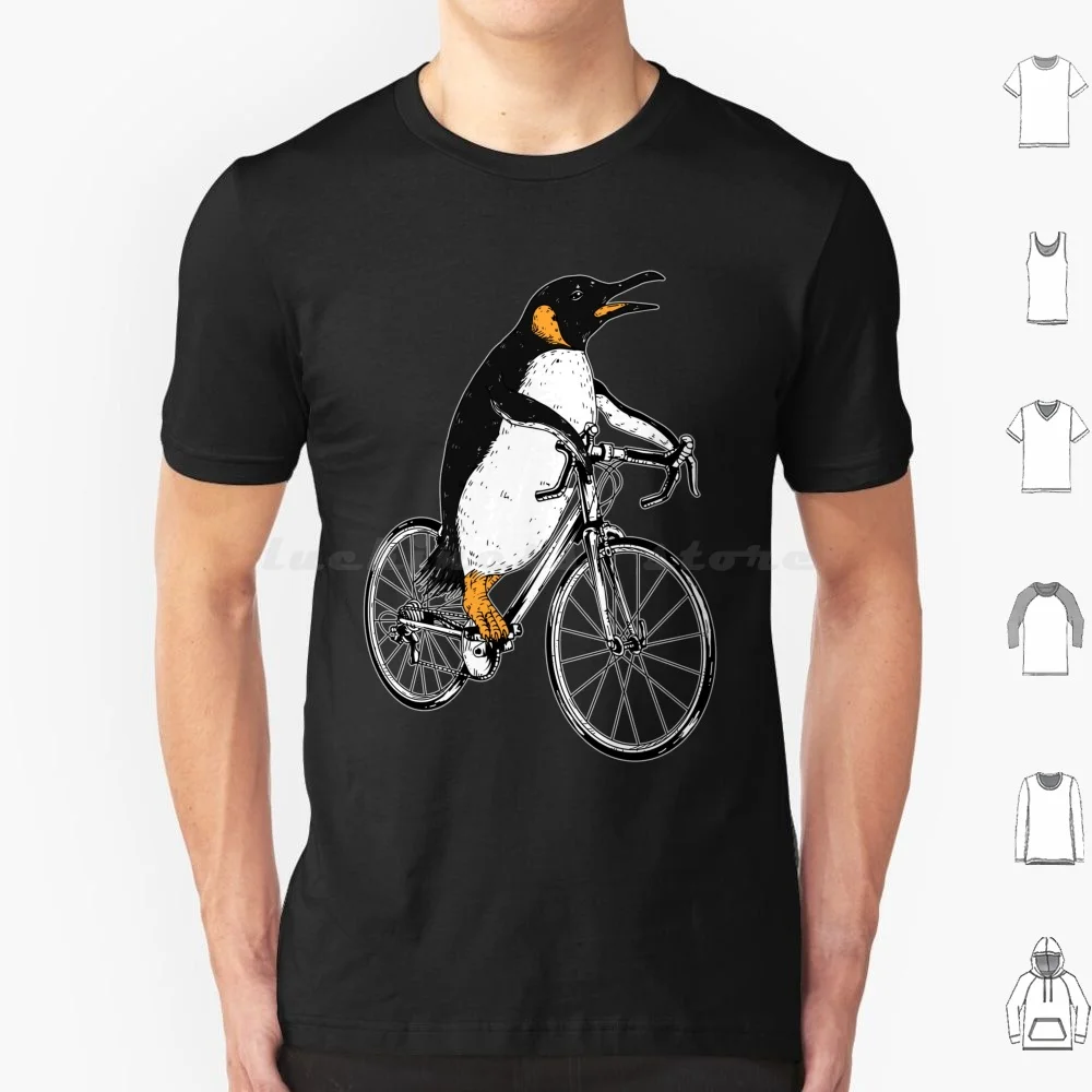 Cycling Penguin T Shirt Big Size 100% Cotton Cycling Penguin Fast Vet Veterinary Speed Cycle Biking Travel Pedal Rad Triathlon