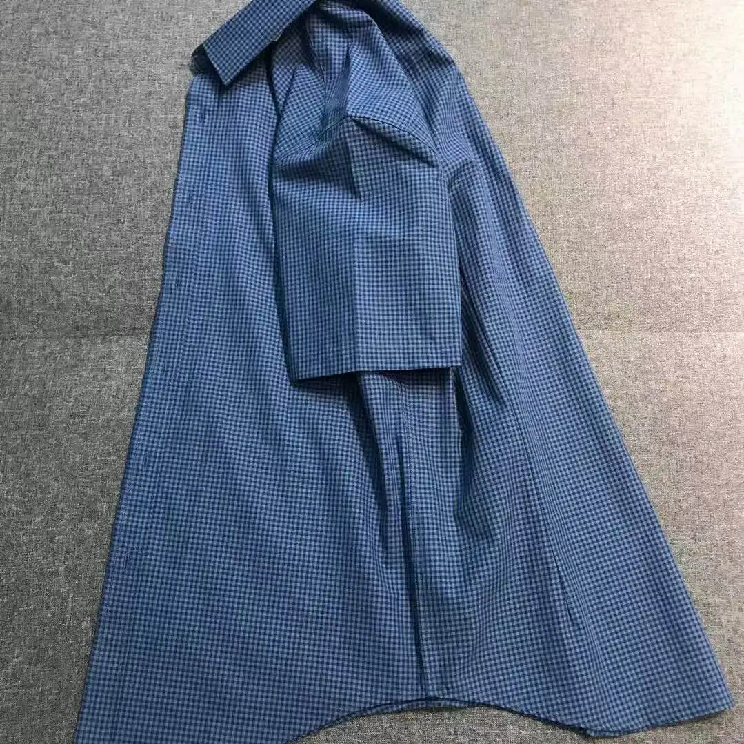 Italian Summer Gentleman Business BC Casual Plaid Old Money Breathable Lapel Short Sleeve Shirt