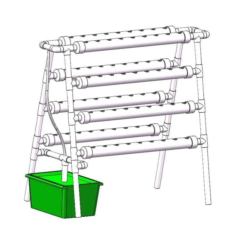 Three-dimensional flower stand double-sided pipeline soilless cultivation equipment, balcony vegetable planting, hydroponic