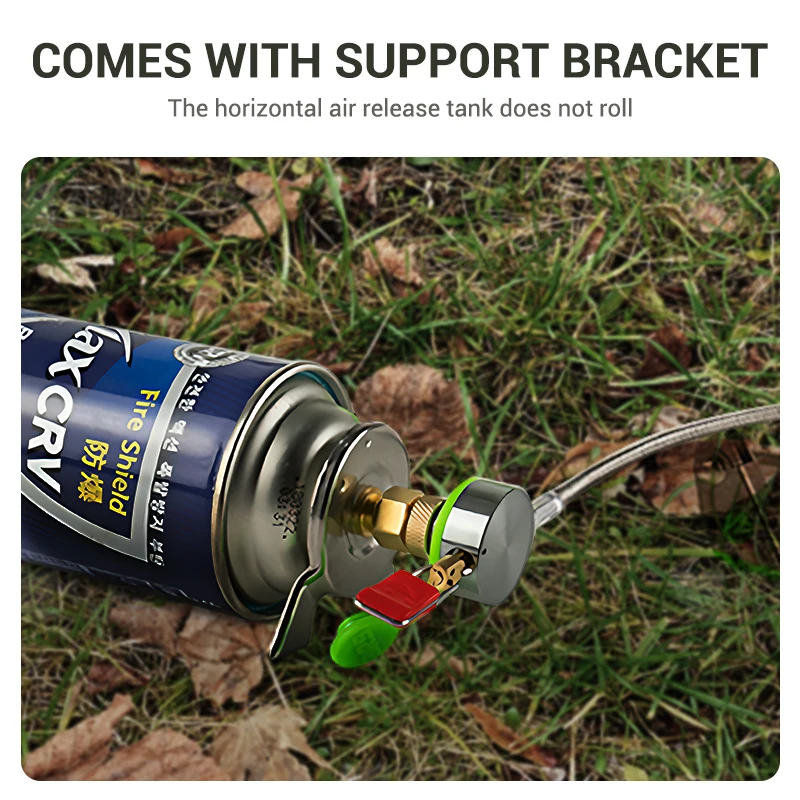 WESTTUNE Outdoor Stove Adaptor Propane Gas Tank Connector LPG Cylinder Adapters Split Type Furnace Equipment for Camping