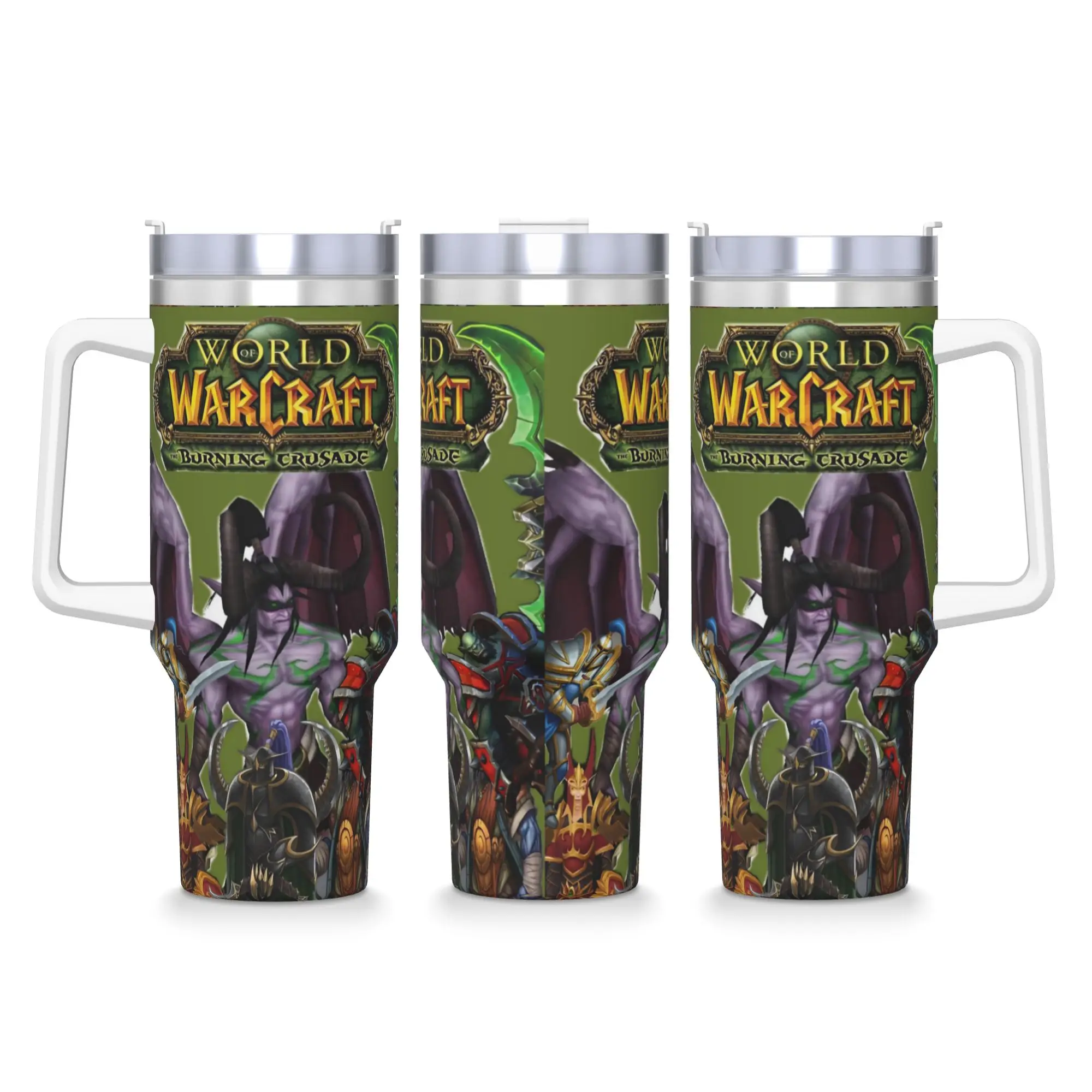 

WOW World of Warcraft Arthas Retro Game Stainless Steel Tumbler Mugs Cup Large Coffee Mug Cold and Hot Milk Tea Water Bottle