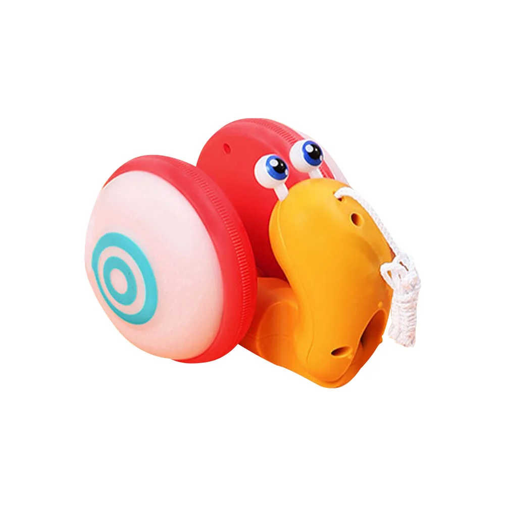 달팽이 끌기 뮤지컬 트랙션 풀 스트링 워커 아기 보행기 유아 협응력 학습 달팽이 끌기 장난감 트랙션 장난감