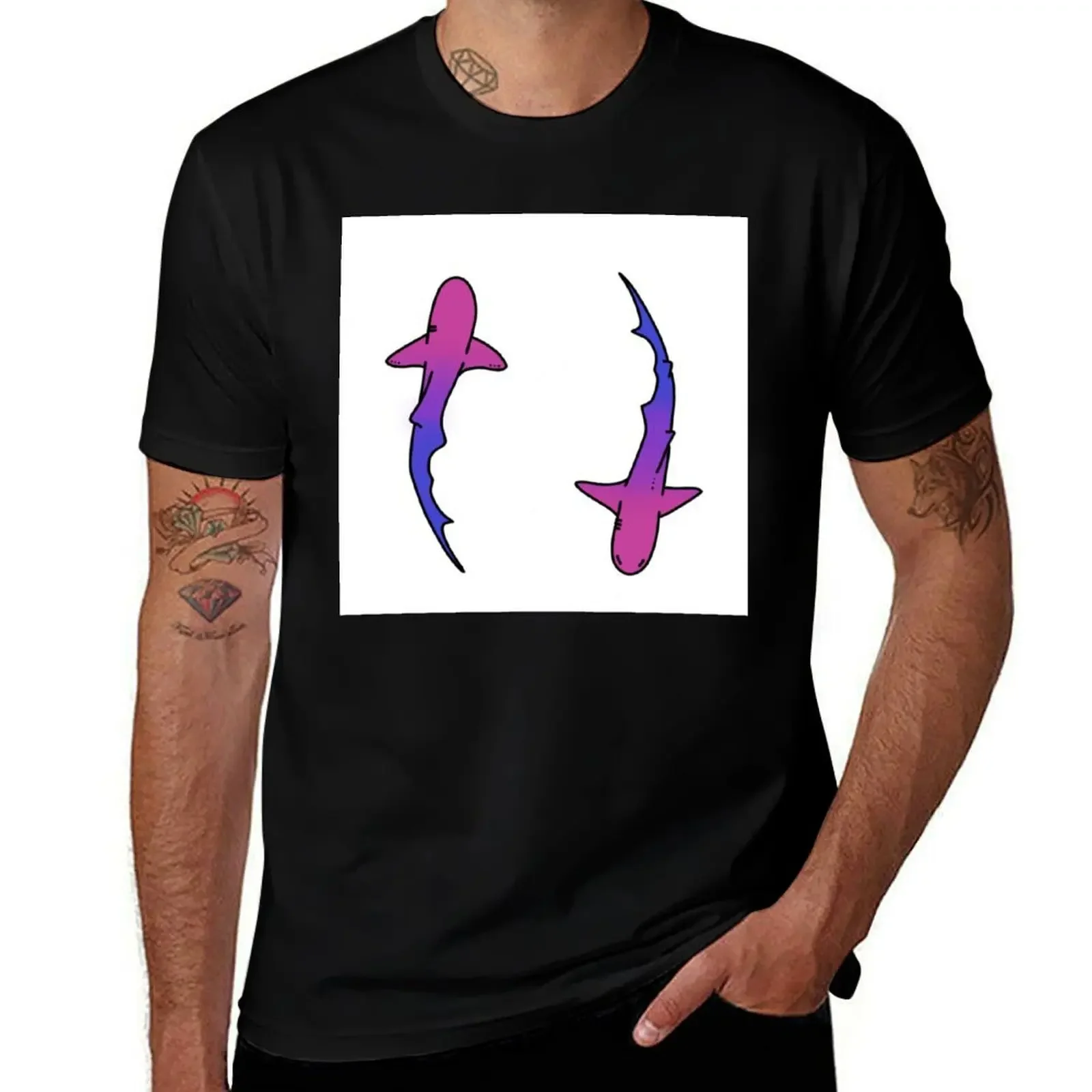 

Bisexual Shark T-Shirt essential t shirt cheap stuff kawaii clothes mens fashion