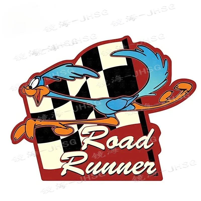 ROAD RUNNER New Design Badge Brand Car Decal Windshield Bumper Motorcycle Helmet Decal High Quality KK Vinyl