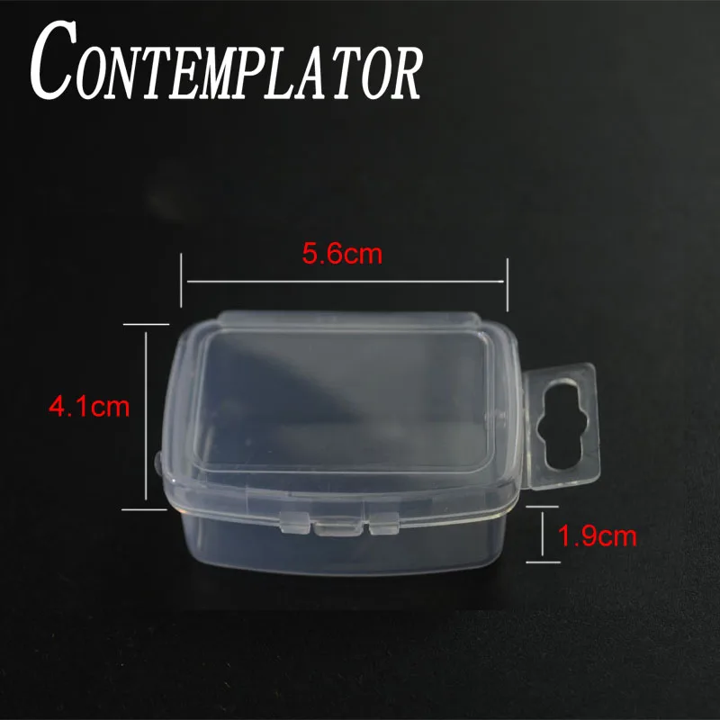 CONTEMPLATOR-Boîtes de rangement en plastique pour matériel de pêche, accessoire pour attacher des mouches, leurres, 3 pièces