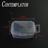 CONTEMPLATOR 3pcs Fly Tying Storage Boxes Plastic Small Type Fly Tying Accessories Flies Lures Tackle Storage Box Case