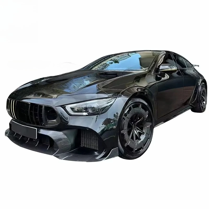 Rocket 900 BodyKit GT43/GT50/GT53/GT63S 4-Door Front Bumper Rear Diffuser Spoiler Wide Fenders Clip-on Carbon Fiber
