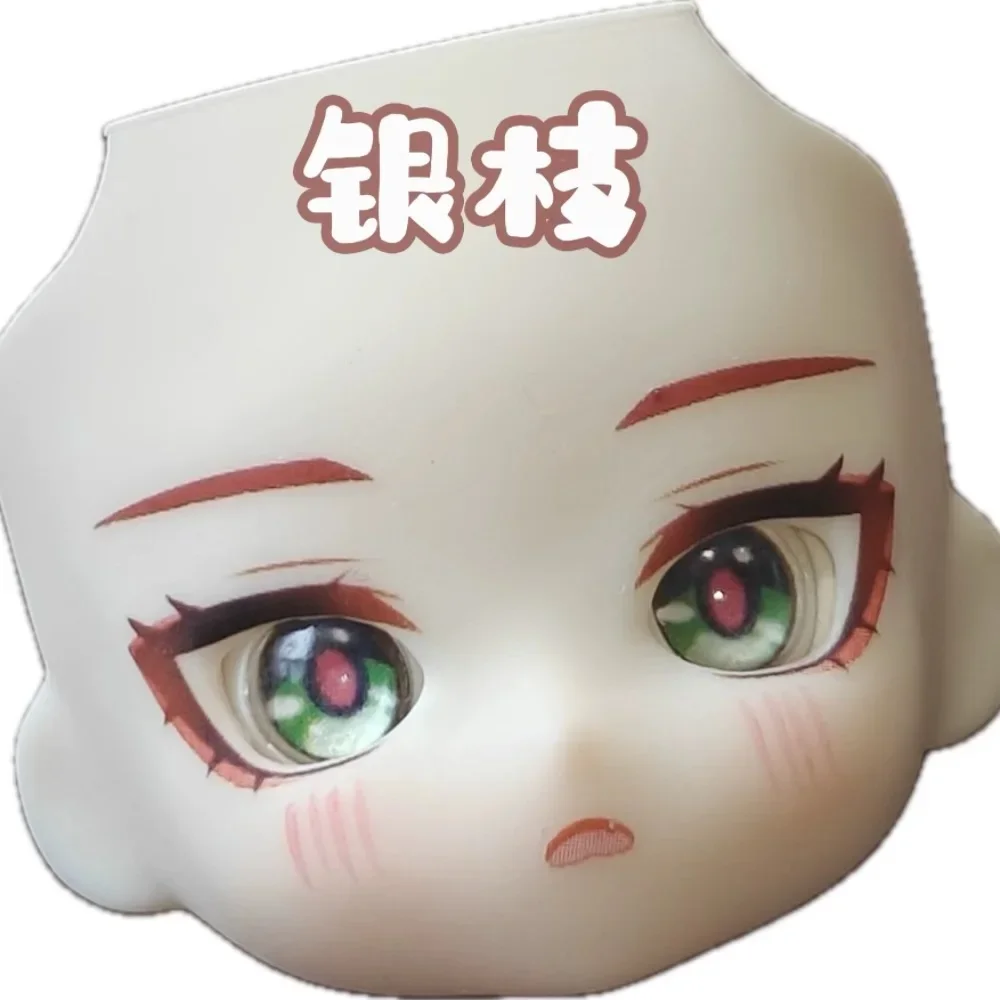 Argenti Ob11 Face Anime Game Cosplay Handmade Make-up Open Eyes with Eyeballs Faceplate