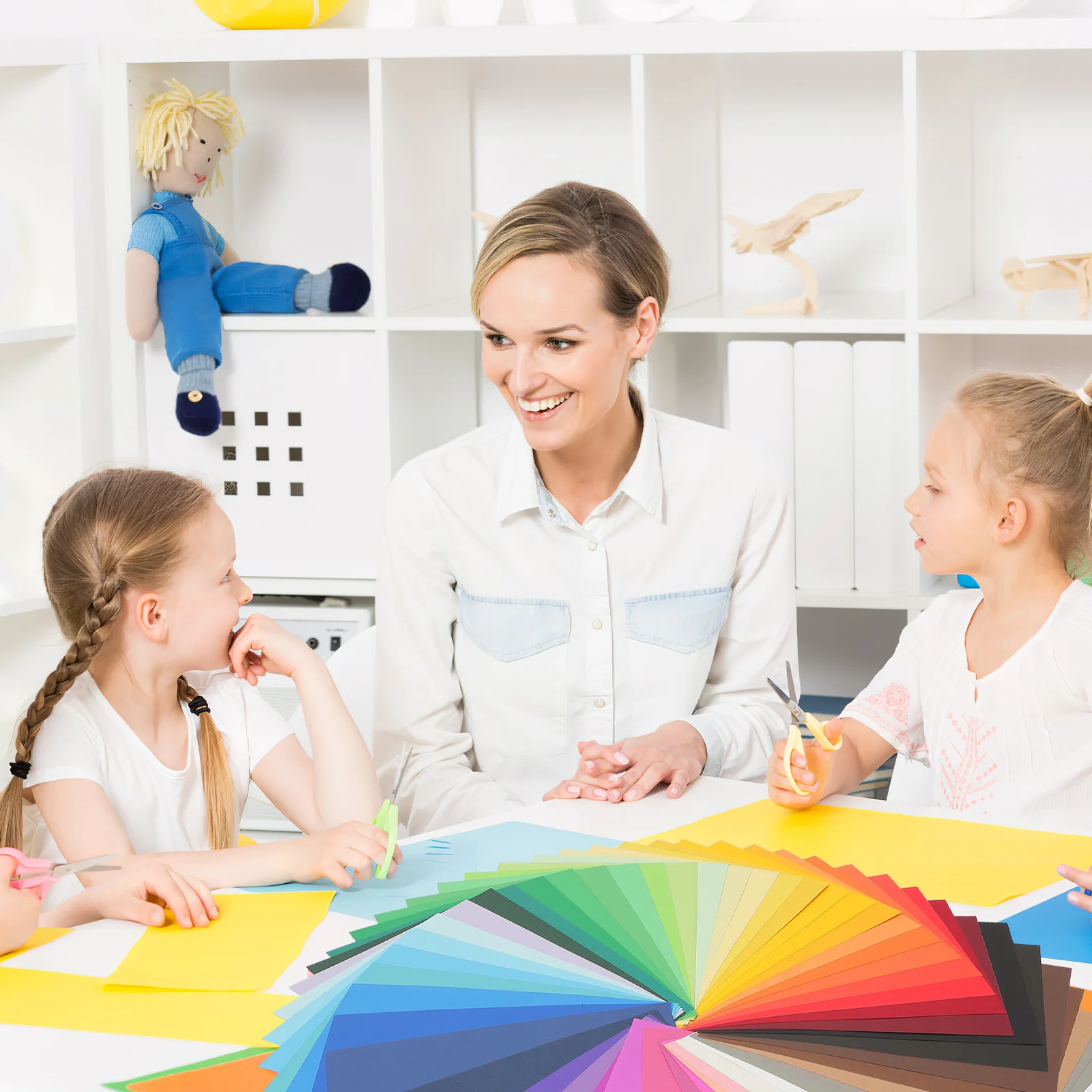 50장 DIY 종이 공예 재료, 그림 그리기, 색칠하기, 미술 프로젝트용, 생일, 결혼식용 빈 카드 용지