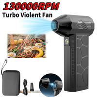 Mini Turbo Jet Fan 130000 RPM Strong Winds 50m/s Turbo Violent Fan Powerful Blower Handheld Duct Fan Air Duster Blower