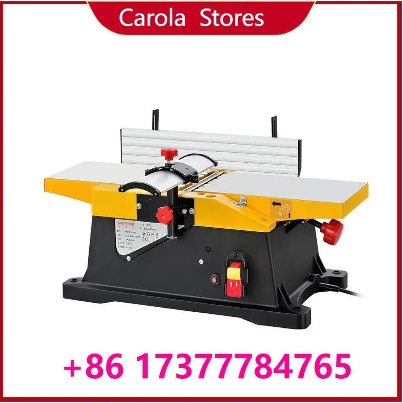 6 Inch Portable Tabletop  Thickness Planer, Combined Woodworking Surface Planing Machine