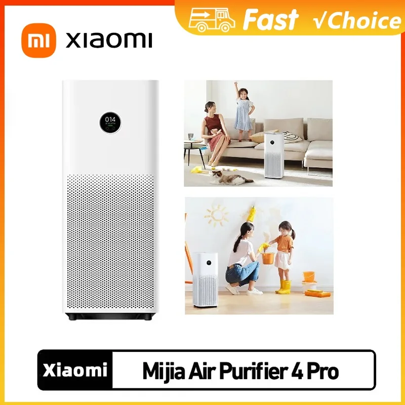 New Xiaomi Mijia Air Purifier 4 Pro Antibacterial Freshener and ldehyde Removal Purifiers Home Air Cleaner APP Control AC-M15-SC