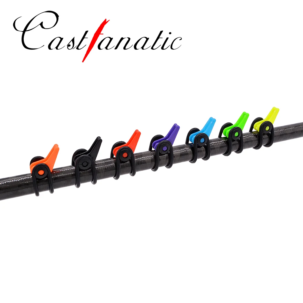 Castfanatic 10pcs Secure Hook Keeper Lure Bait Holder Safe Keeping for Fishing Rod Fishing Gear Portable Accessories Fixed Bait