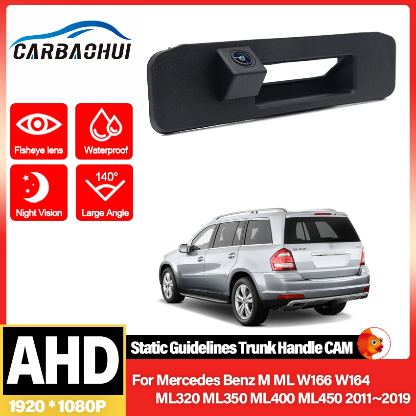 HD Rear View Parking Camera For Mercedes Benz M ML W166 W164 ML320 ML350 ML400 ML450 AHD CCD Waterproof Backup Reversing Camera