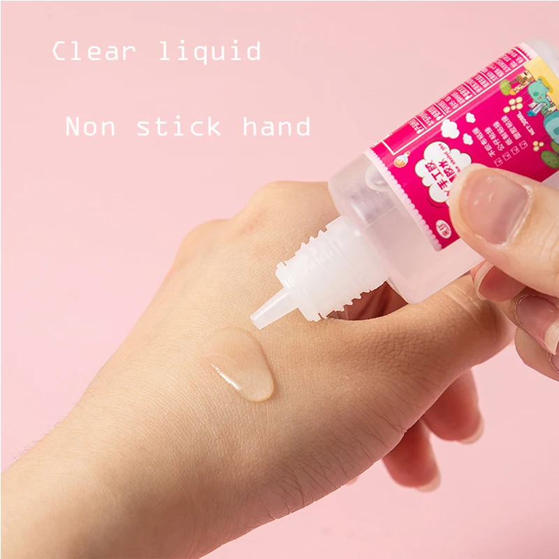 100g Instant Adhesive DIY Handmade Glue Clear Liquid Alcohol Glue for Paper Plastic Quick-drying Non-toxic