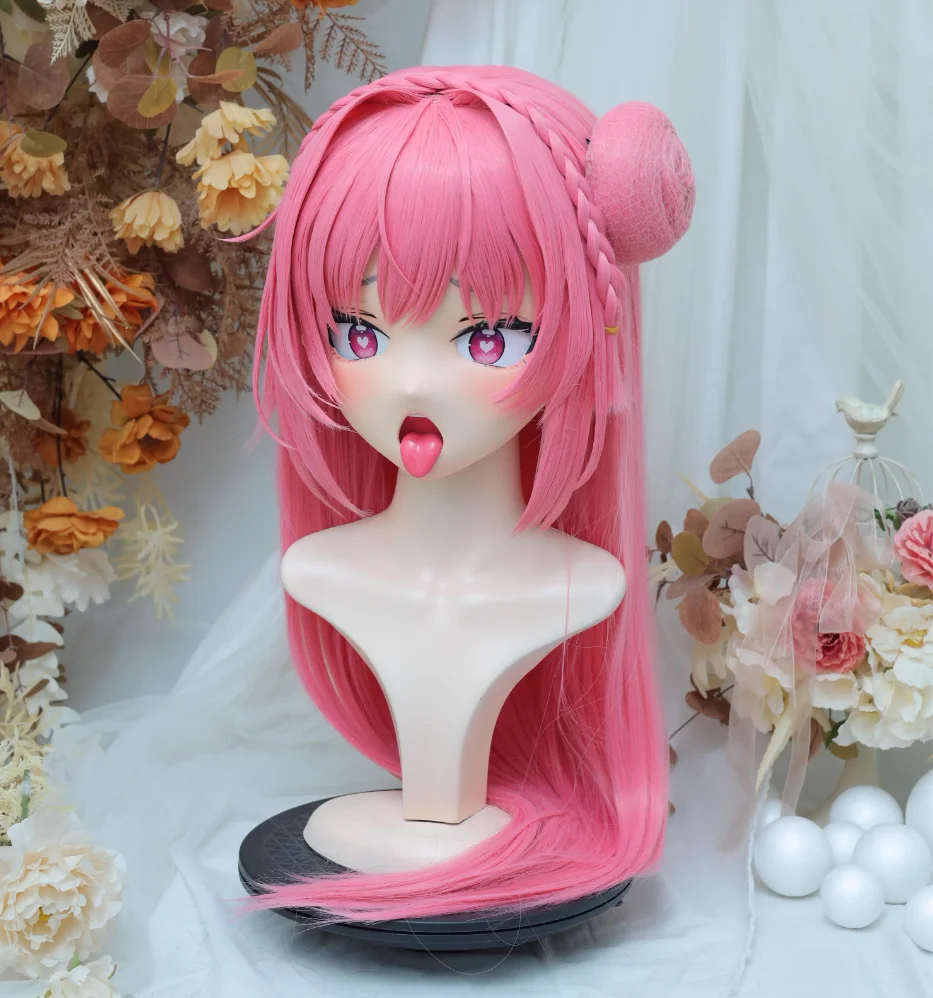 (NFD-14-19) تخصيص كامل الرأس مع قفل كروسدريس دمية أنثى/فتاة انمي ياباني شخصية كرتونية كيغ تأثيري قناع كيجورومي