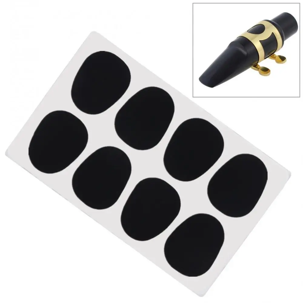 Woodwind Musical Saxophone Patch Pads 0.8 mm Mouthpiece Pads Sax Mouthpiece Cushions Mouthpiece Patches Saxophone Tooth Pads