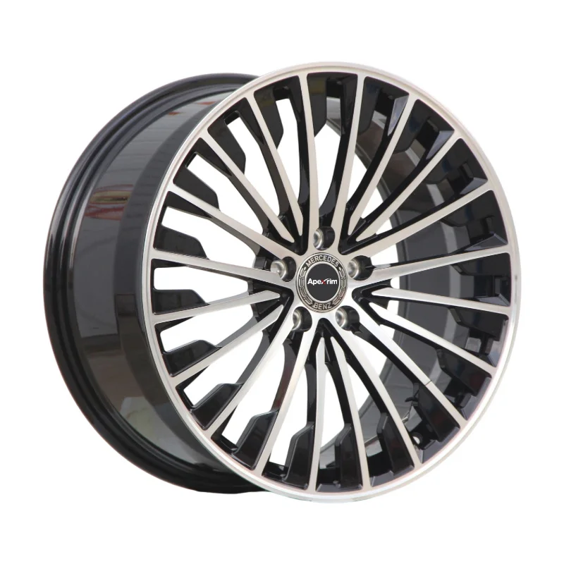 18 19 20 21inch Style 37 M-Parallel Rims For BMW E39 540i M5 - 5x120 74.1mm Hub - Staggered Deep Dish Silver Wheels - Set Of 4