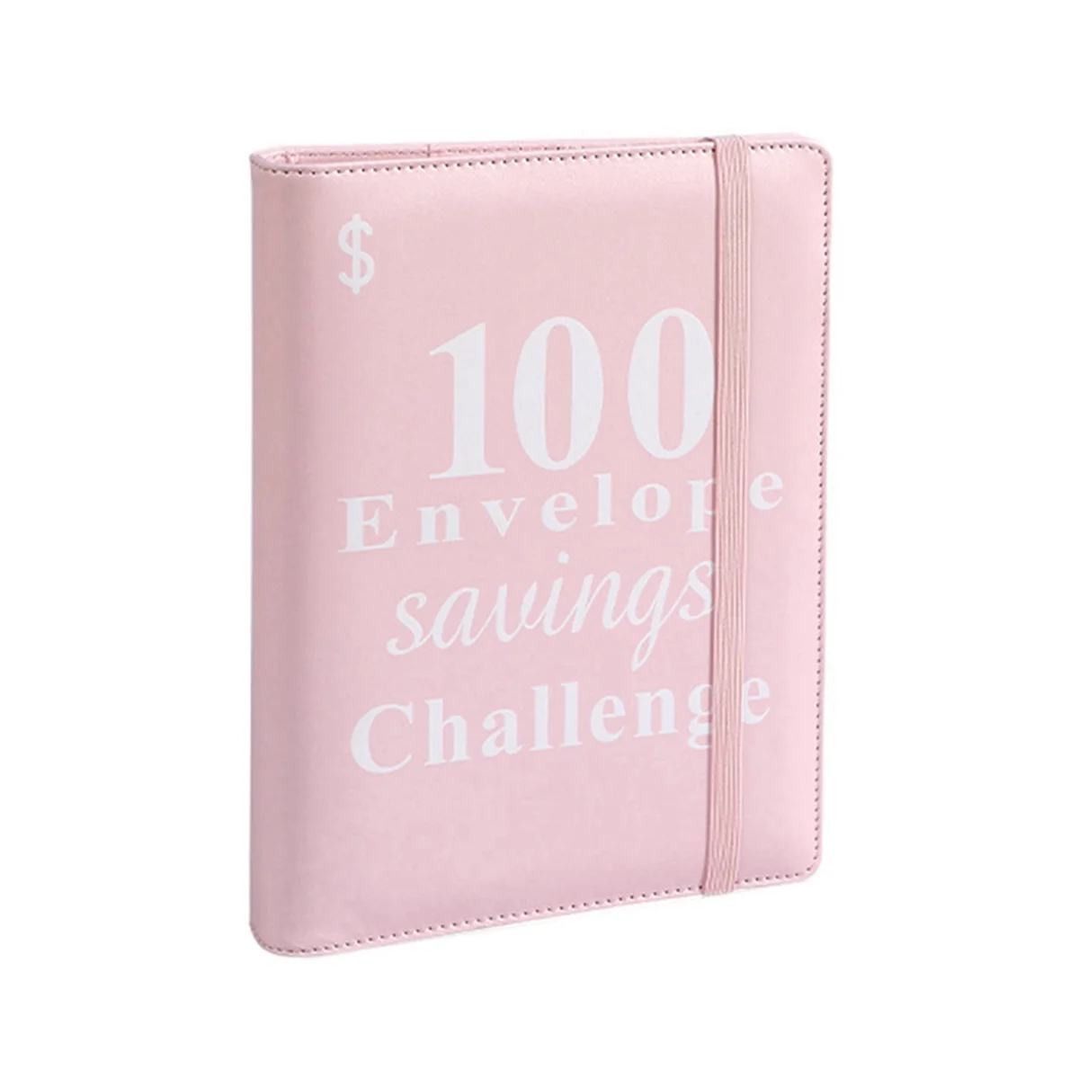 100 Envelope Money Saving Challenge Binder, Reusable A5 Money Budget Binder Challenges Book Pink