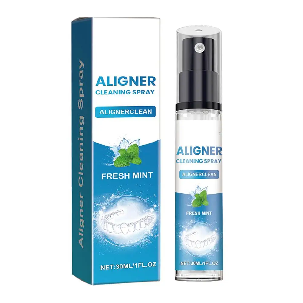 30ML Tandheelkundige Brace Cleaner Invisalign Aligner Cleaner Gebruikt Schuimbeugels Reiniging Om/Kan Spray Kan Geuren Schoon Naar Elimina T8Y2