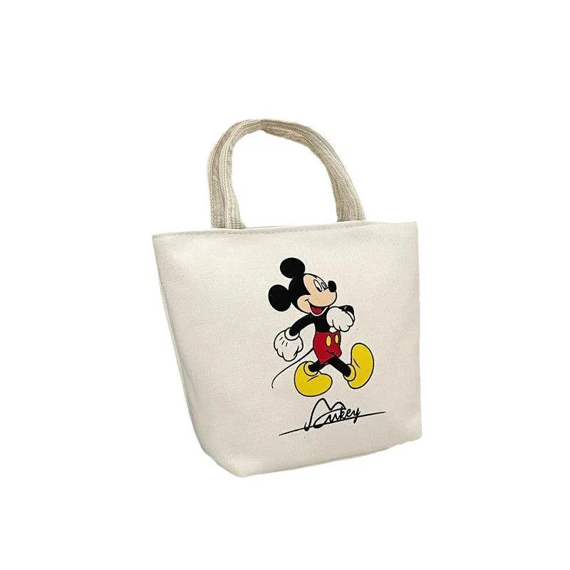 Disney Mickey Mouse torebka torba Bento Oxford płócienna torba z mała torebka mamusią niosącą mała płócienna torba dla kobiet