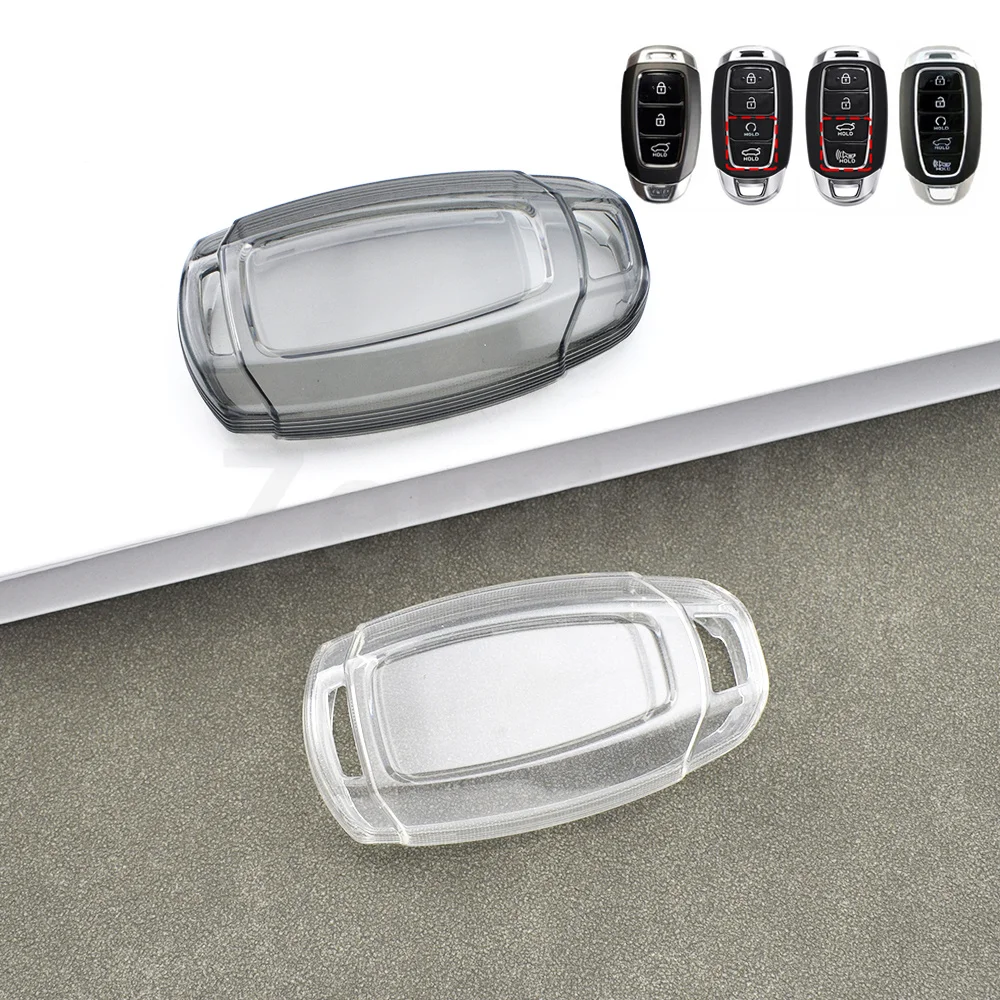 TPU Keyless Car Case Key Fob Cover for Hyundai Azera Grandeur Ig Accent Santa Fe Palisade Custo I30 Ix35 KONA Encino Solaris