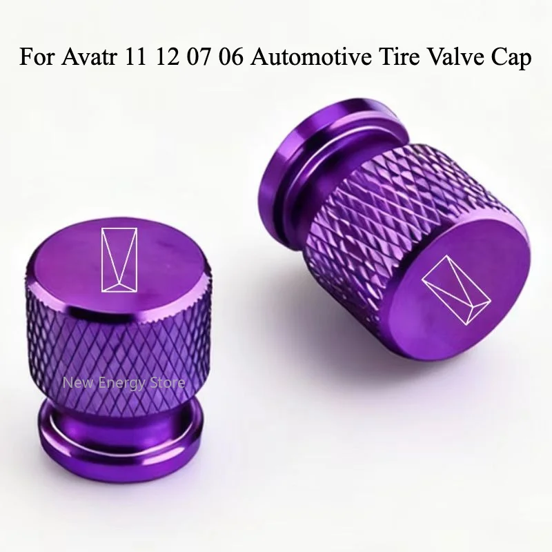 For Avatr 11 12 07 06 Automotive Tire Valve Cap Valve Core Cap Protective Cover External Decorative Accessories
