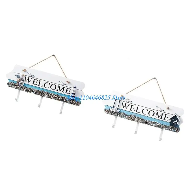 

Подвесной знак приветствия, настенные органайзеры для входа с крючком для прихожей, ванной комнаты, украшения дома, экономия