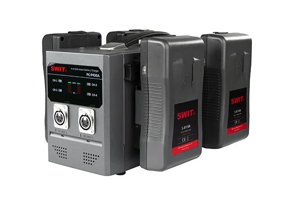 SWIT PC-P430A 4-канальное быстрое зарядное устройство с золотым креплением