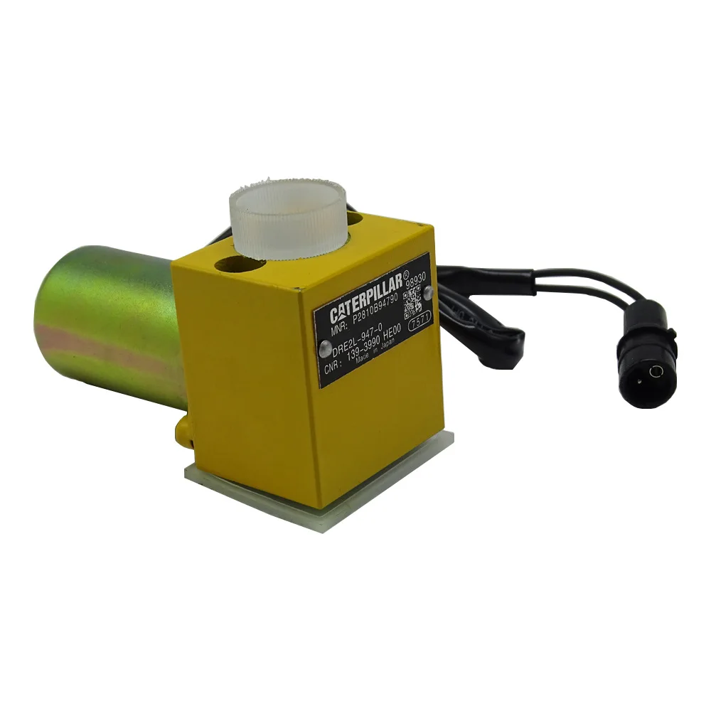 Main pump solenoid valve E320 with seat, hydraulic pump solenoid valve, excavator accessories